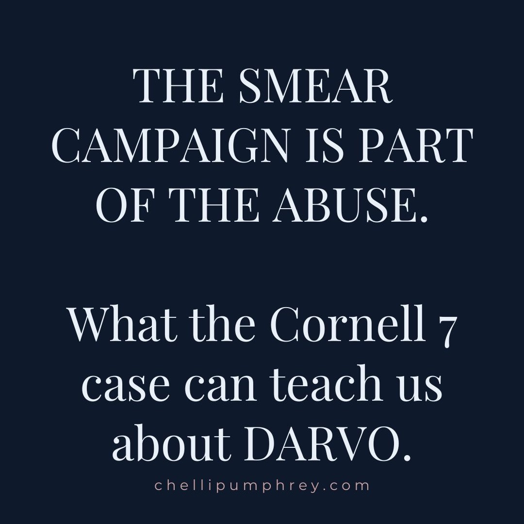 When a survivor speaks, sometimes the abuse doesn’t end.
It changes form.
Discredit her.
Expose her.
Question her motives.
Dig through her past.
Attack her character.
Make everyone debate her instead of examining what she says happened.
We see versions of this in narcissistic relationships every day.
It’s why DARVO and smear campaigns can be so devastating. By the time the survivor finally finds the courage to tell the truth, she may discover that now she has to defend herself, too.
And when threats are made to expose the identity of an anonymous woman who has reported sexual violence—as has happened surrounding the Cornell 7 case—the message reaches far beyond Jane Doe:
Speak, and you may become the target.
This is how silence is maintained.
This is how systems protect themselves.
And this is why we need to stop asking why survivors don’t speak sooner—and start paying attention to what happens when they do.
When exposing abuse becomes more dangerous than committing it, the system is working exactly as intended.
#IAmJaneDoe #Cornell7 #CornellSeven #CornellUniversity #CornellJaneDoe #JaneDoe #DARVO #SmearCampaign #NarcissisticAbuse #NarcissisticAbuseRecovery #CoerciveControl #SexualAssaultAwareness #SupportSurvivors #BelieveSurvivors #VictimBlaming #RapeCulture #EndSexualViolence #SurvivorSupport