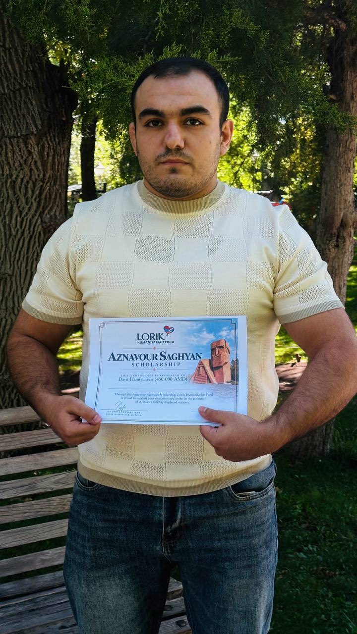 Behind every scholarship is a student with a story, ambitions, and a future they’re working hard to build.
Meet another recipient of Lorik Humanitarian Fund’s Aznavour Saghyan Scholarship Fund, supporting students forcibly displaced from Artsakh as they continue their education in Armenia.
A little support at the right time can go a long way.
LorikHF.org
#armenia #artsakh @aznavoursaghyanscholarshipfund