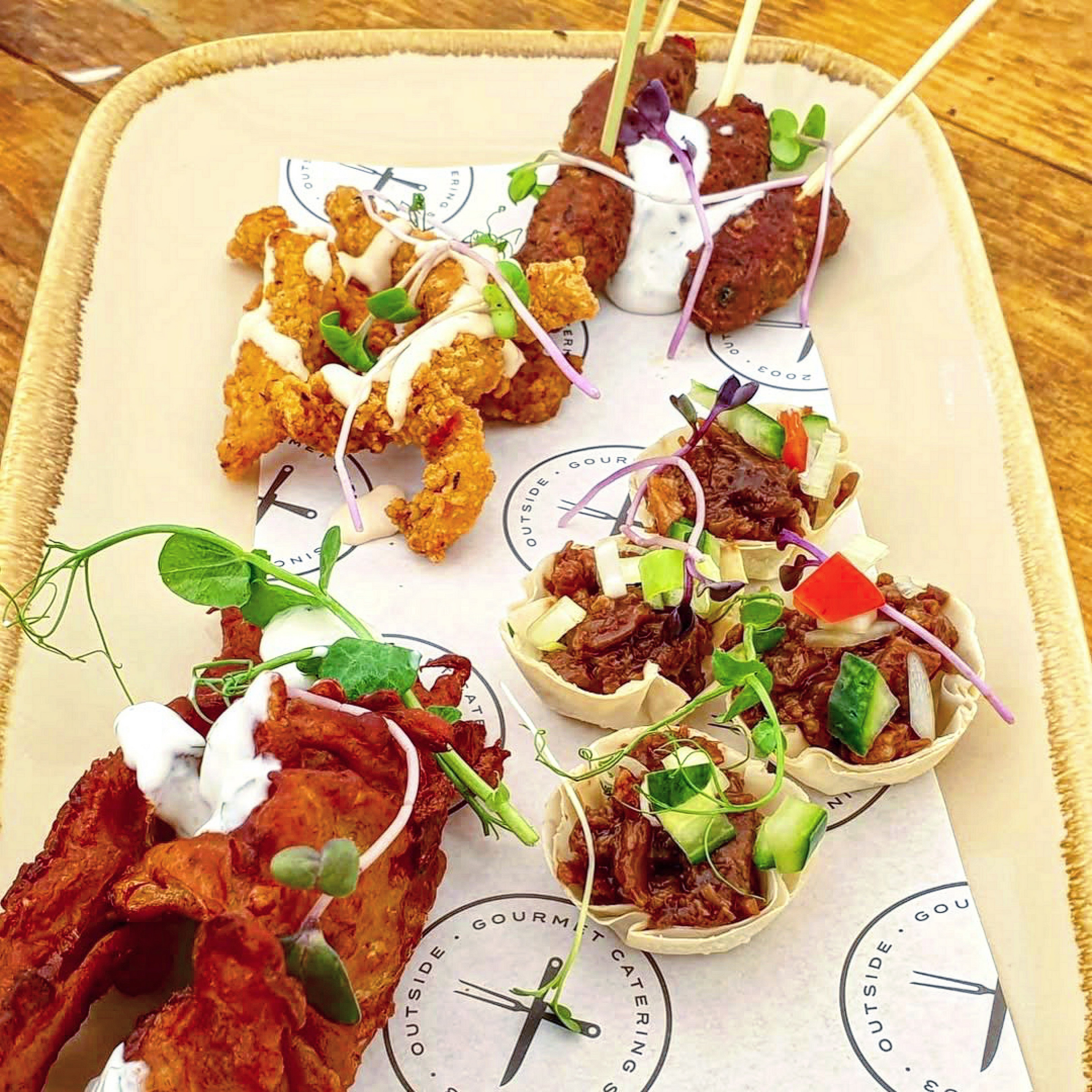 Just look at what @outsidegourmetcatering are doing with our microgreens! 😍🌱
Smoked salmon blinis, gorgeous little savoury tarts, Scotch eggs, crispy canapés and beautifully presented starters… their food always looks incredible! 🤤
Outside Gourmet Catering are a family-run business based in Llandudno, catering for weddings, parties and events across North Wales and beyond.
We absolutely love seeing their photos, especially the weddings. Some stunning venues, beautiful food and so much work going into making someone’s special day just right. 💚
It’s lovely seeing where our little greens end up, especially when they’re part of someone’s wedding or special celebration.
And can we just appreciate the skill involved in preparing and presenting all those dishes, sometimes hundreds of them, and making every single one look that good?! 👏
If you’re planning a wedding, party or special event, go and have a look at @outsidegourmetcatering. Their food speaks for itself!
A big thank you to the Outside team for making our microgreens look so amazing, and to @tatwstrading for helping get our produce out to so many wonderful businesses.
P.S. Are you using our microgreens? We’d absolutely love to see what you’re creating! We don’t always know where our greens end up once they’ve left the farm. We deliver to Tatws Trading every week, who then supply businesses like Outside Gourmet Catering.🌱💚 So please tag us or send us your photos. We’d love to share your work and give your business a shout-out too! 🥰
#SupportLocal #NorthWales #Llandudno #NorthWalesWeddings #Microgreens