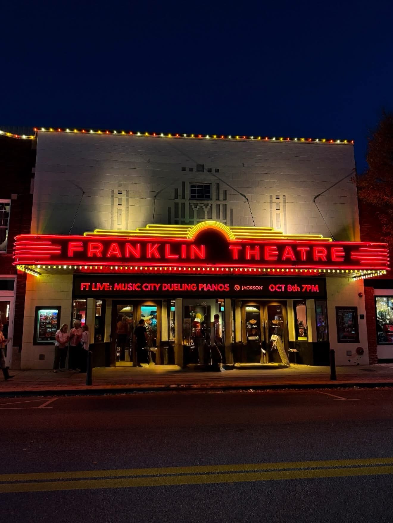 What an amazing night at the incredible @franklintheatre with @hatfieldmuziq and the talented @adubs6 and @bucketboymitch. Can’t wait to do it again. Thanks Franklin for the support.