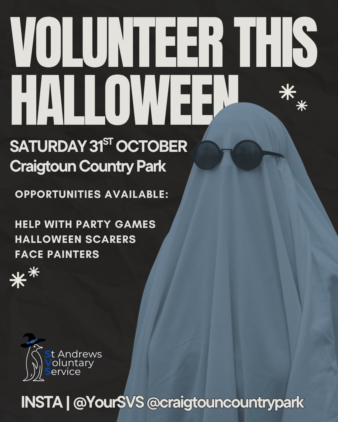 Craigtoun Country Park Halloween volunteering opportunity! 🎃