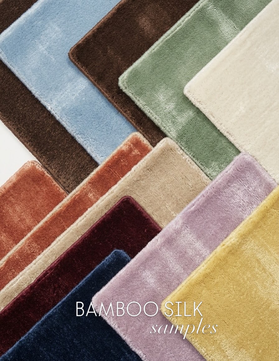 Finding the right contrast is everything. Whether you love the soft charm of Muted Purple & Yellow or the timeless feel of Powder Blue & Chocolate Brown, these color combinations are next level.
Hand-tufted bamboo silk rugs feature a breathtaking natural sheen that catches the light from every angle, bringing out the rich depth in every single shade. From grounded neutrals to whimsical muted tones, every combination is crafted to elevate your space.
📩 DM us or email us today to request your physical swatch samples!
hand tufted, hand tufted rugs, hand tufted rug dubai, rug manufacturer, rugs and carpets, new zealand wool rug, viscose rug, bamboo silk rug, trending color combinations, trending color palette, home decor, home decor ideas, rug samples, interior design dubai, home decor dubai, interior designers dubai, hand tufted rug samples, modart rugs dubai, carpet manufacturer, bamboo silk carpet, viscose carpet