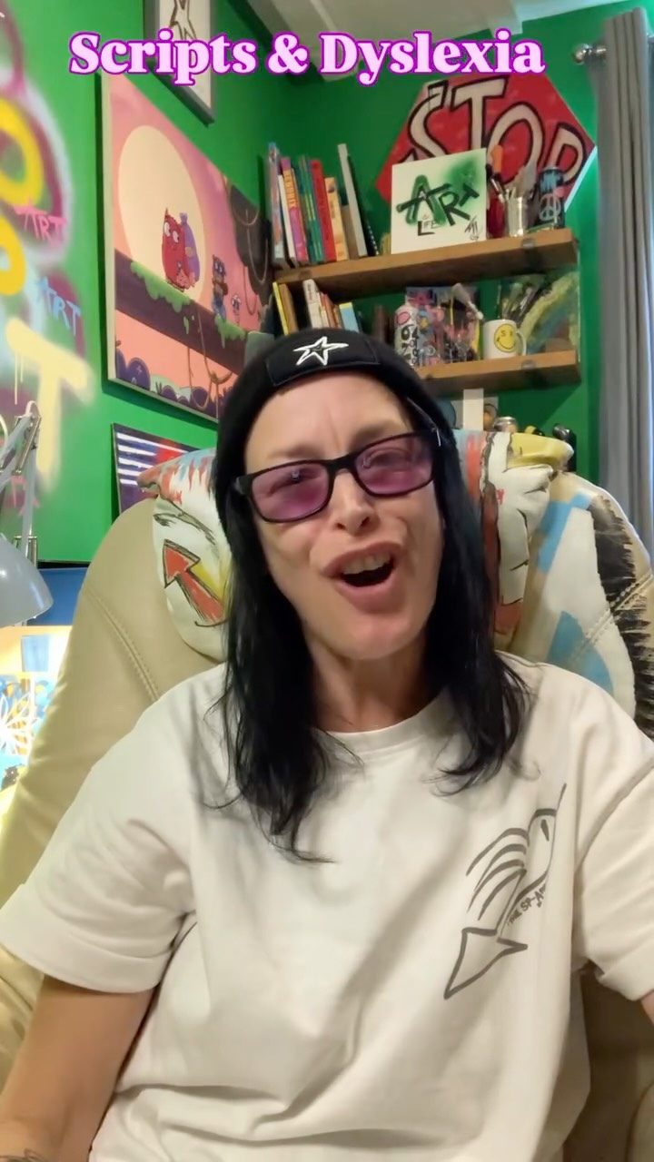 Attempting to talk about scripts & Dyslexia !
Un rehearsed as it is! I find talking about myself SO DIFFICULT!!! 😂😂
A snippet of how Dyslexia can be a bit of a challenge with my voice over work. Now I have a diagnosis & can understand why I struggle… going into a studio is SO much easier because everyone understands & gives me time to prepare & I’m NEVER embarrassed to ask for help with pronunciation or understanding what I’m saying.
I go to work not anxious anymore 😊❤️
#dyslexia #voiceactor #followyourdreams #artlife #adhd
