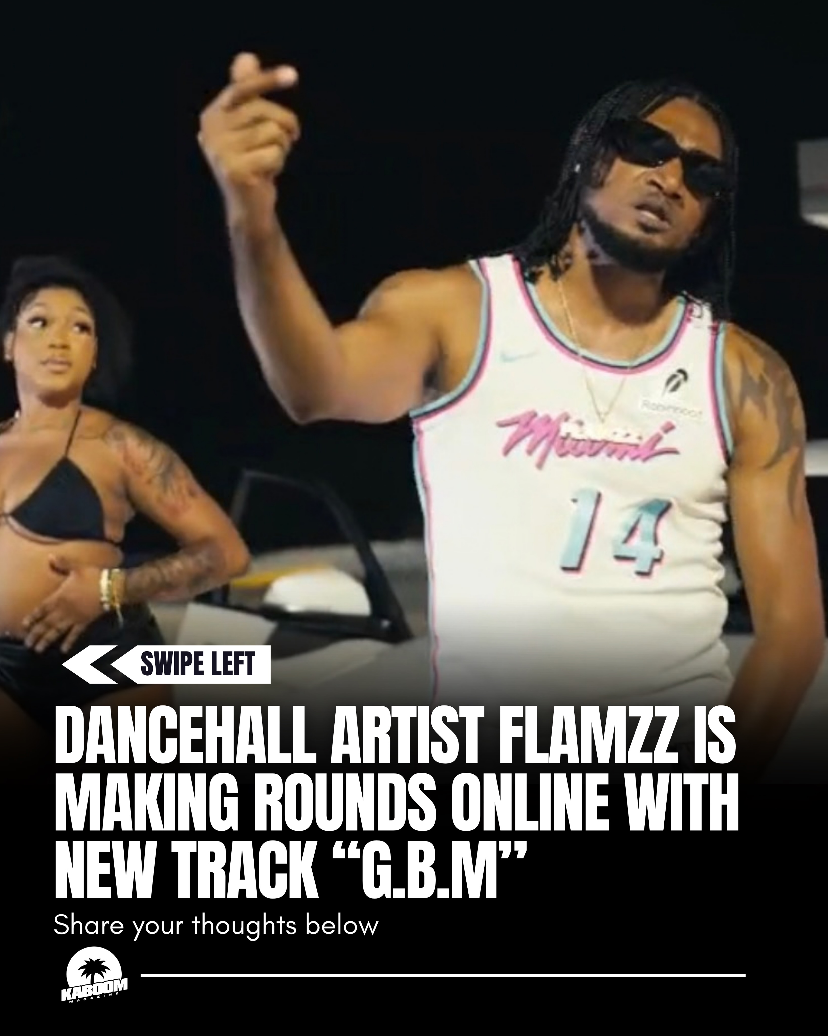 Dancehall artist Flamzz is making rounds online with his latest track “G.B.M”
The new release is picking up traction across social media, with listeners tapping in and the track steadily gaining attention online.
Is “G.B.M” the next one to watch?
#KaboomMag #KaboomMagazine