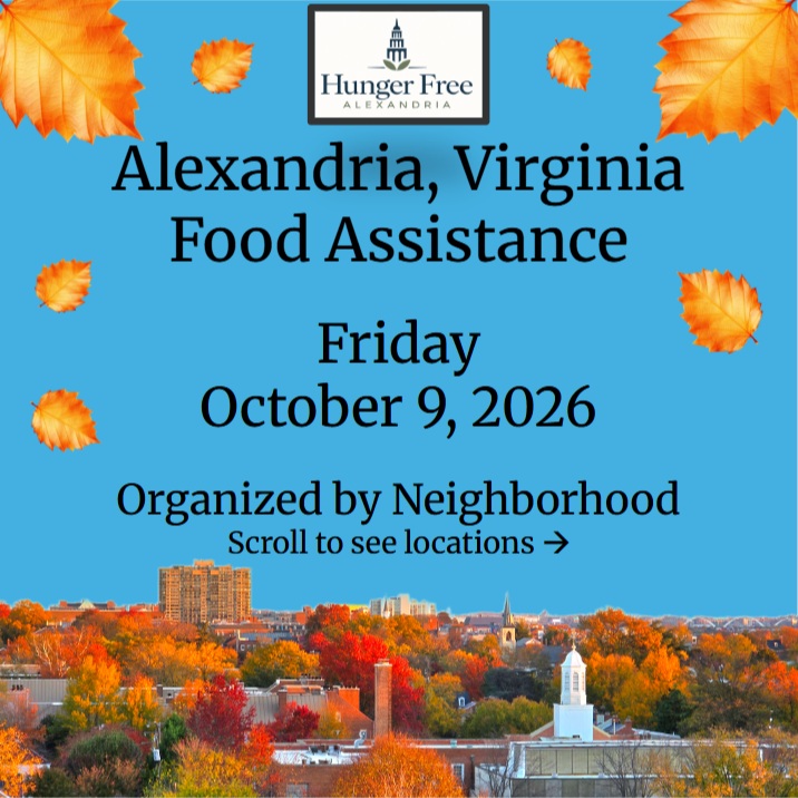 On Friday October 9, here are available locations for food assistance. Everybody deserves to eat.
#Find #Food #Today #Alexandria #Virginia