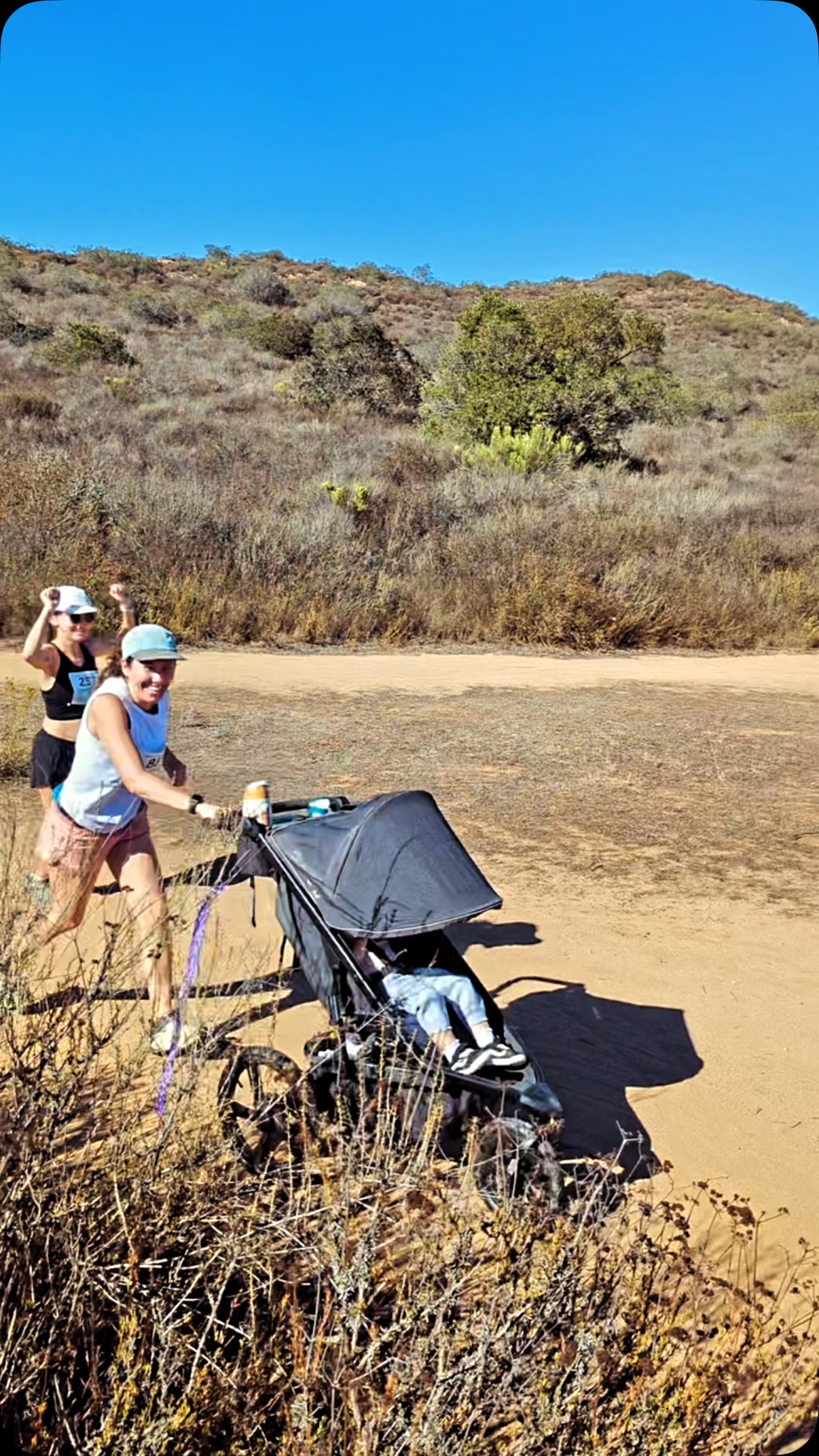 So much FLOW! 🤩Stride it out with us on our Trail 5k Stroller Run or Push. 🎥 (Lake Hodges Trail Festival 10.17.26)