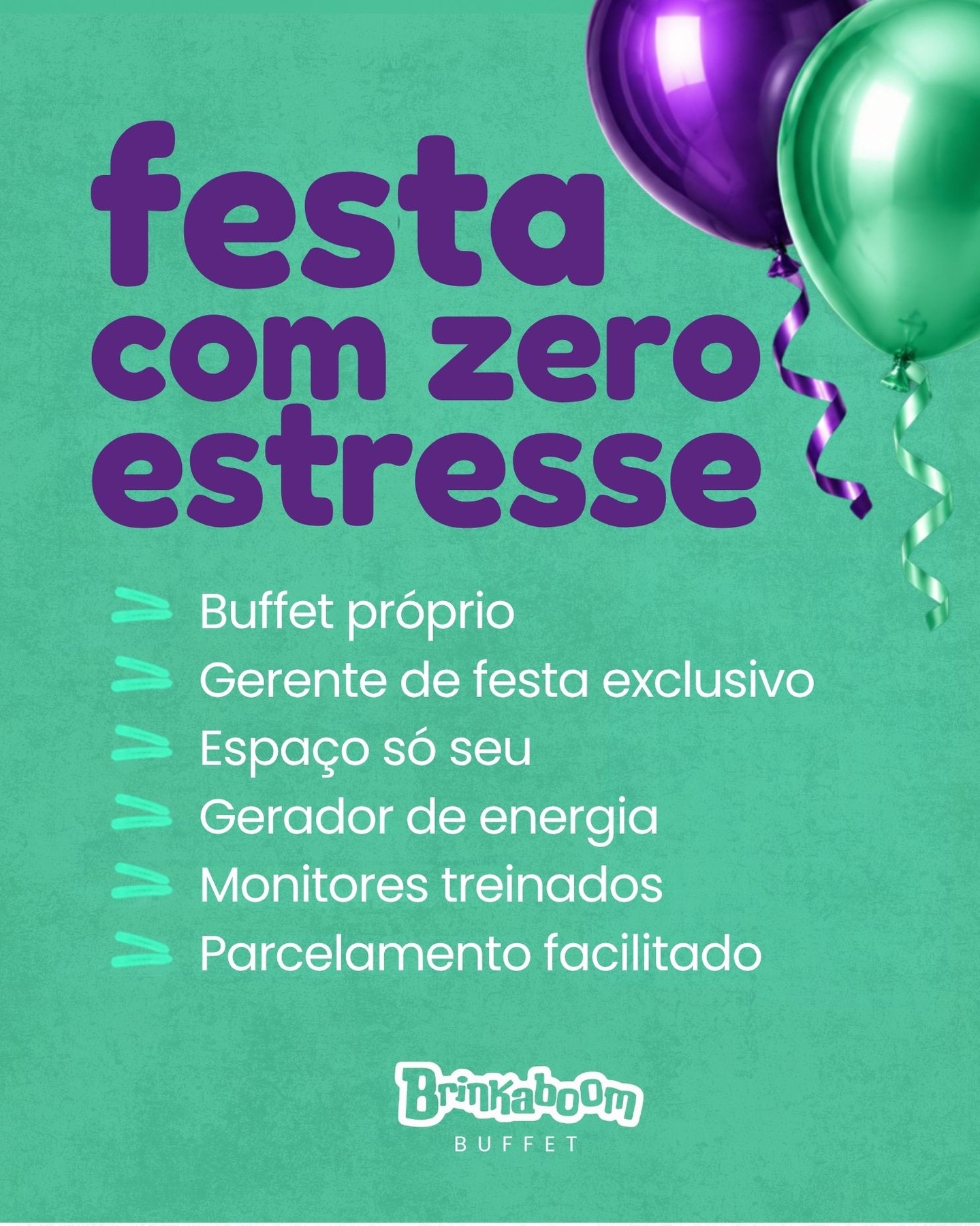 Você cuida dos convidados. A gente cuida de todo o resto. ✅
🍽️ Buffet próprio
👨🍳 Gerente de festa exclusivo
🏠 Espaço só seu, sem dividir com outra festa
⚡ Gerador de energia
🎪 Monitores treinados
💳 Parcelamento facilitado
Salva esse post pra usar de checklist quando for comparar buffets. 💡
🔗 Orçamento pelo link da bio.