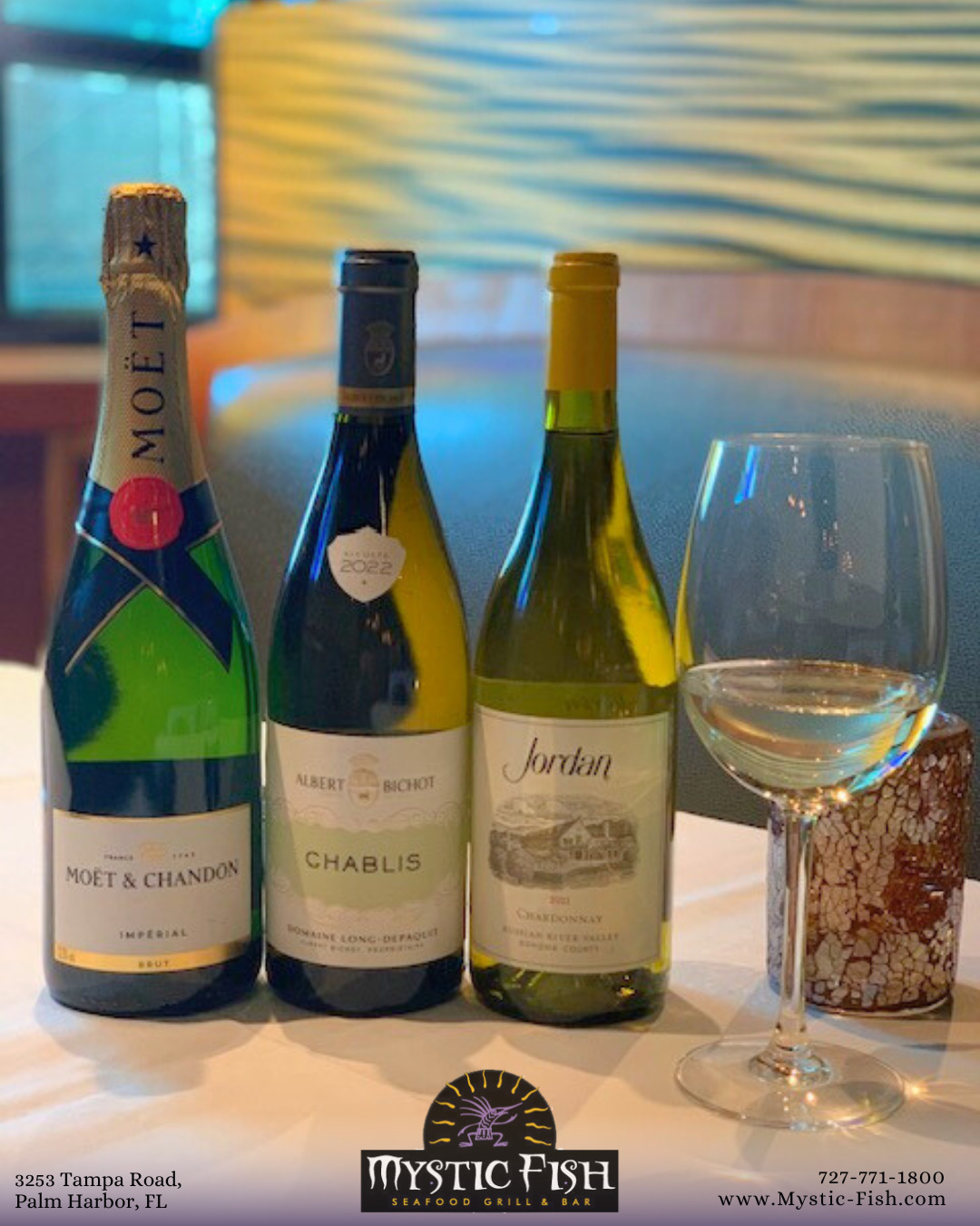 Come check out our extensive wine selection at Mystic Fish!
We offer affordable prices that won't break the bank. Save time and money by not driving to Tampa and paying double. Enjoy great wine without the extra expense!
โข ๐๐ช๐ฏ๐ฆ ๐ช๐ฏ ๐ฐ๐ณ ๐ฑ๐ญ๐ข๐ค๐ฆ ๐บ๐ฐ๐ถ๐ณ ๐ต๐ข๐ฌ๐ฆ ๐ฐ๐ถ๐ต ๐ฐ๐ณ๐ฅ๐ฆ๐ณ๐ด ๐ฃ๐บ ๐ฑ๐ฉ๐ฐ๐ฏ๐ฆ ๐ข๐ด ๐ฆ๐ข๐ณ๐ญ๐บ ๐ข๐ด 2:00๐ฑ๐ฎ 7 ๐ฅ๐ข๐บ๐ด ๐ข ๐ธ๐ฆ๐ฆ๐ฌ: 727-771-1800
๐ ๐๐ฒ๐ฌ๐ญ๐ข๐ ๐
๐ข๐ฌ๐ก
727-771-1800
www.Mystic-Fish.com
Call for reservations
โข #MysticFish #PalmHarbor #seafood #eatlocal #seafoodtime #buzzfeast #eeeeeats #lovefood #foodandwine #foodgasm #foodiesofinstagram #yummy #foodlover #foodies #instafood #foodpic #delicious #eatingfortheinsta #foodblogfeed #culinary #tbeatsout #dailyeats #foodstagram