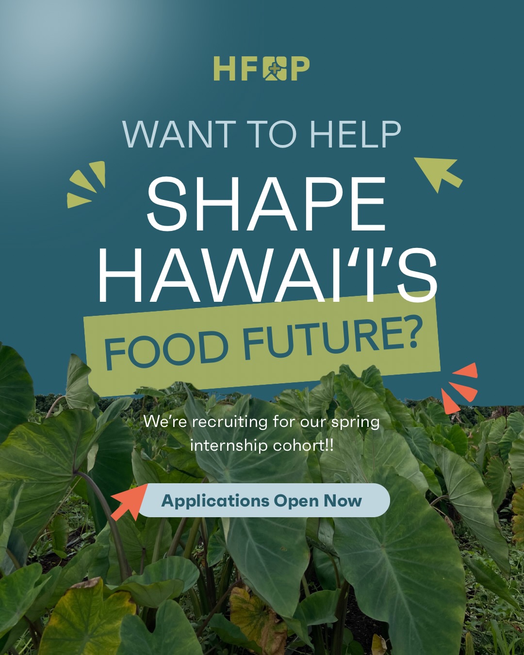 🎉Applications for the 2027 Hawaiʻi Food+ Policy Internship are OPEN! 🙌
Want to help shape Hawaiʻi‘s food future? 🌱
We’re looking for college students, young farmers, and young professionals who care about building a more resilient food system in Hawaiʻi.
📚 Learn policy by doing it: track bills, write testimony l, and connect with interns across the pae ‘āina, all with a $2,000 stipend.
📅 Deadline to apply: November 13, 2026*
🔗 Head to foodpluspolicy.com or the link in our bio to learn more and apply! 💚
#fixourfoodsystem