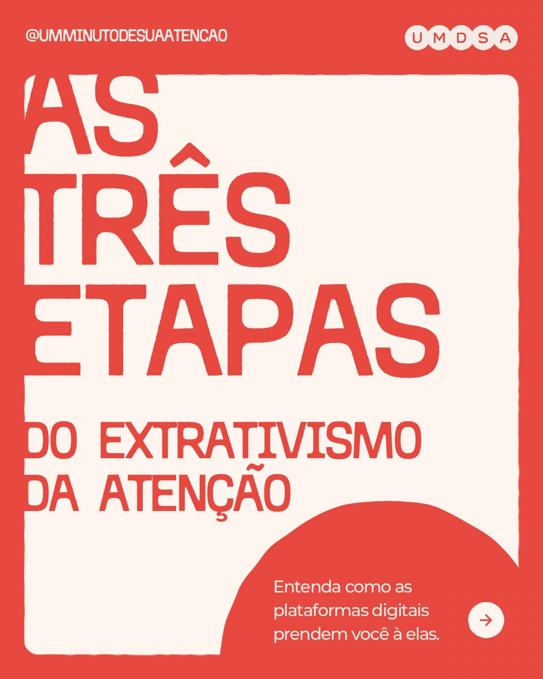 Já teve dificuldade para parar?
Já foi olhar uma coisinha rápida no celular, se distraiu entre infinitos conteúdos, perdeu noção do tempo e até esqueceu o que foi ver em primeiro lugar?
Olhar o celular é a última coisa que faz antes de dormir e a primeira ao acordar?
Estes são sinais que você está sendo modificado…Comente como você tem percebido o impacto da extração de atenção no seu comportamento e hábitos.
Acha que não se aplica a você? Então entre no nosso site, www.UmMinutoDeSuaAtencao.com.br/o-problema (link na bio), faça o quiz e nos conte se ainda pensa assim.