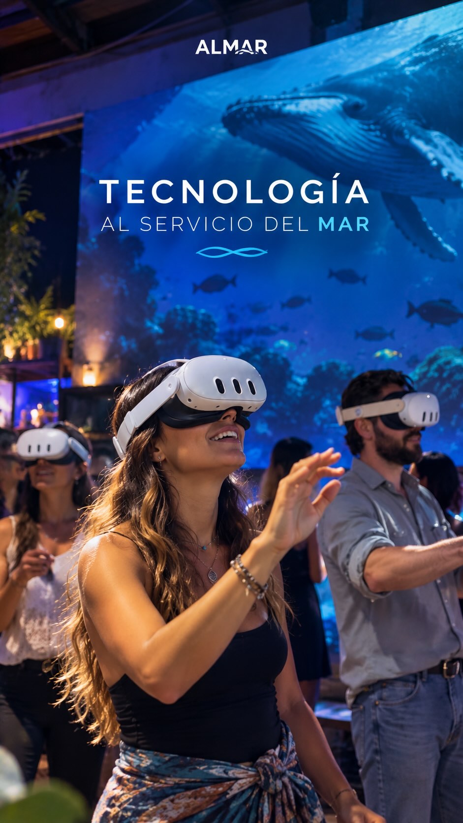 La tecnología también puede ponerse al servicio del mar.
Y aquí buscamos diferentes maneras de acercar el océano a las personas. Y la realidad virtual se ha convertido en una de ellas.
Lo que más nos emociona no es solamente ver la reacción de alguien al ponerse las gafas.
Es lo que ocurre después, las preguntas, la curiosidad, las ganas de saber qué animal acaban de ver, dónde vive o qué podemos hacer para protegerlo.
Hemos compartido estas experiencias con muchas personas y cada una nos confirma algo en lo que creemos profundamente.
Conocer también es una forma de empezar a cuidar.
Seguiremos explorando cómo la educación, el arte y la tecnología pueden ayudarnos a crear nuevas formas de conectar con el océano.
🥽🌊 Y tú, ¿vivirías una experiencia de realidad virtual bajo el mar?
#territorioalmar #virtualreality