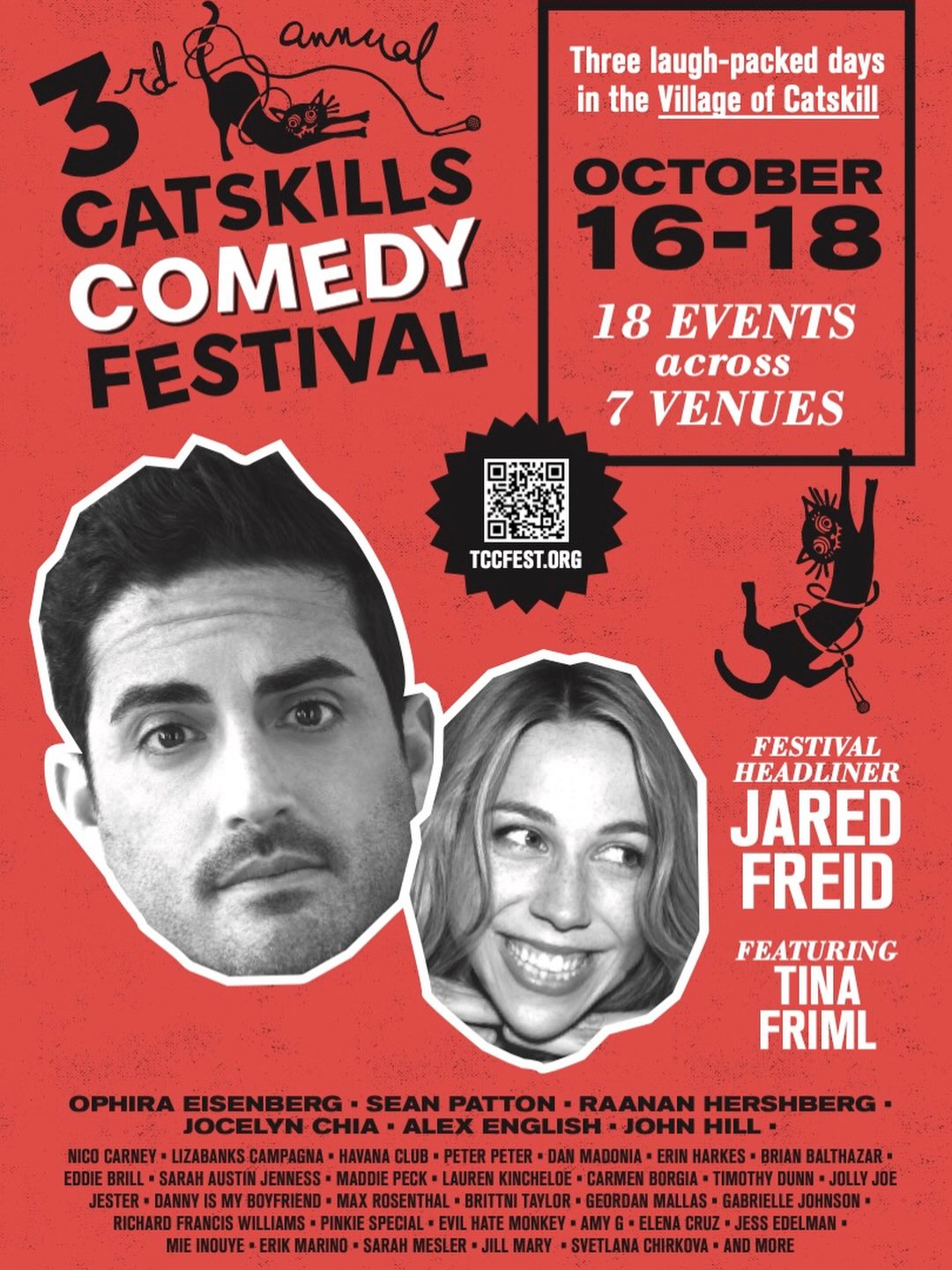 Been cooking up some fun new material for 10/17, Sat night at @theavalonlounge at @thecatskillscomedyfest ! Come come come!