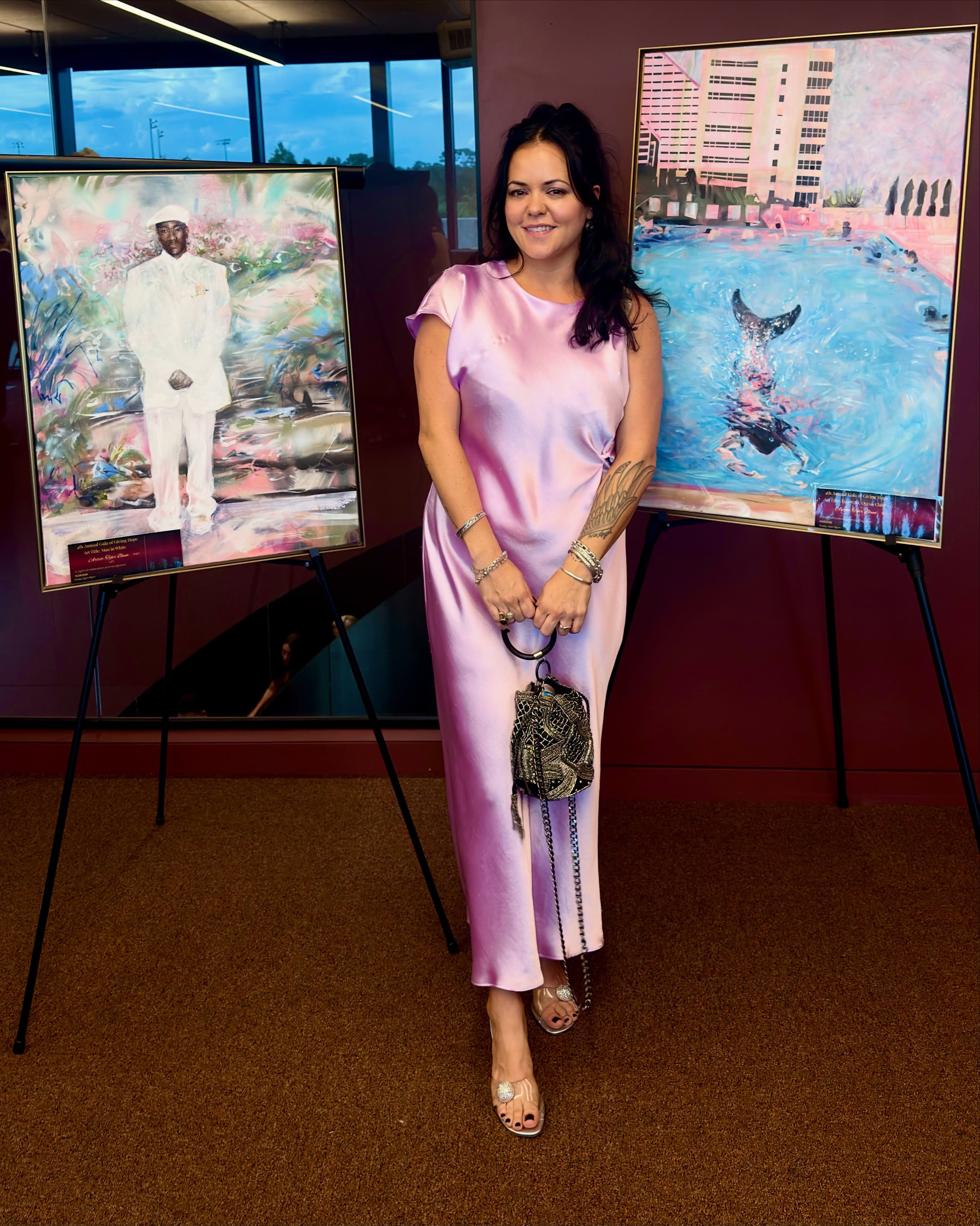 Dressed for the occasion. Here for the cause.
I was honored to be one of the eight artists invited to share my work at the 4th Annual Gala of Giving Hope, supporting @namicentralflorida
An evening for hope, healing, and making space for the conversations that matter.
And on World Mental Health Day, a little reminder that we don’t get where we are alone. To the people who have helped me, hyped me up, checked in, and reminded me who I am when I needed it most, this one’s for you. 🫶🏼✨