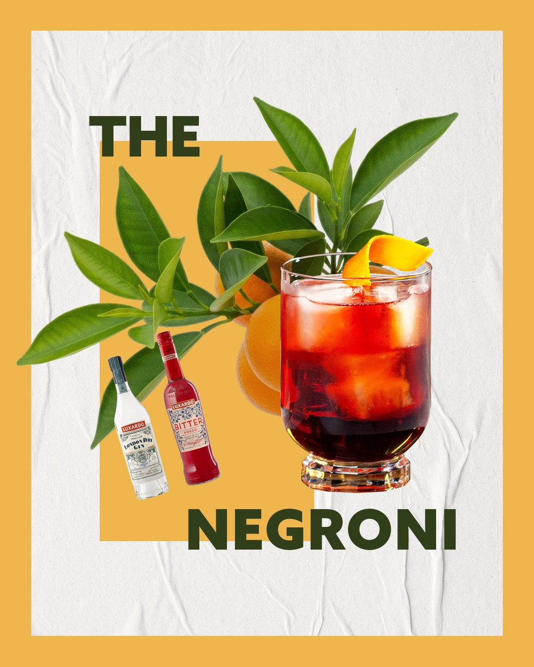 A classic for a reason. Equal parts gin, sweet vermouth, and Luxardo Bitter come together for a perfectly balanced Negroni — bold, bittersweet, and effortlessly timeless. 🥃🍊