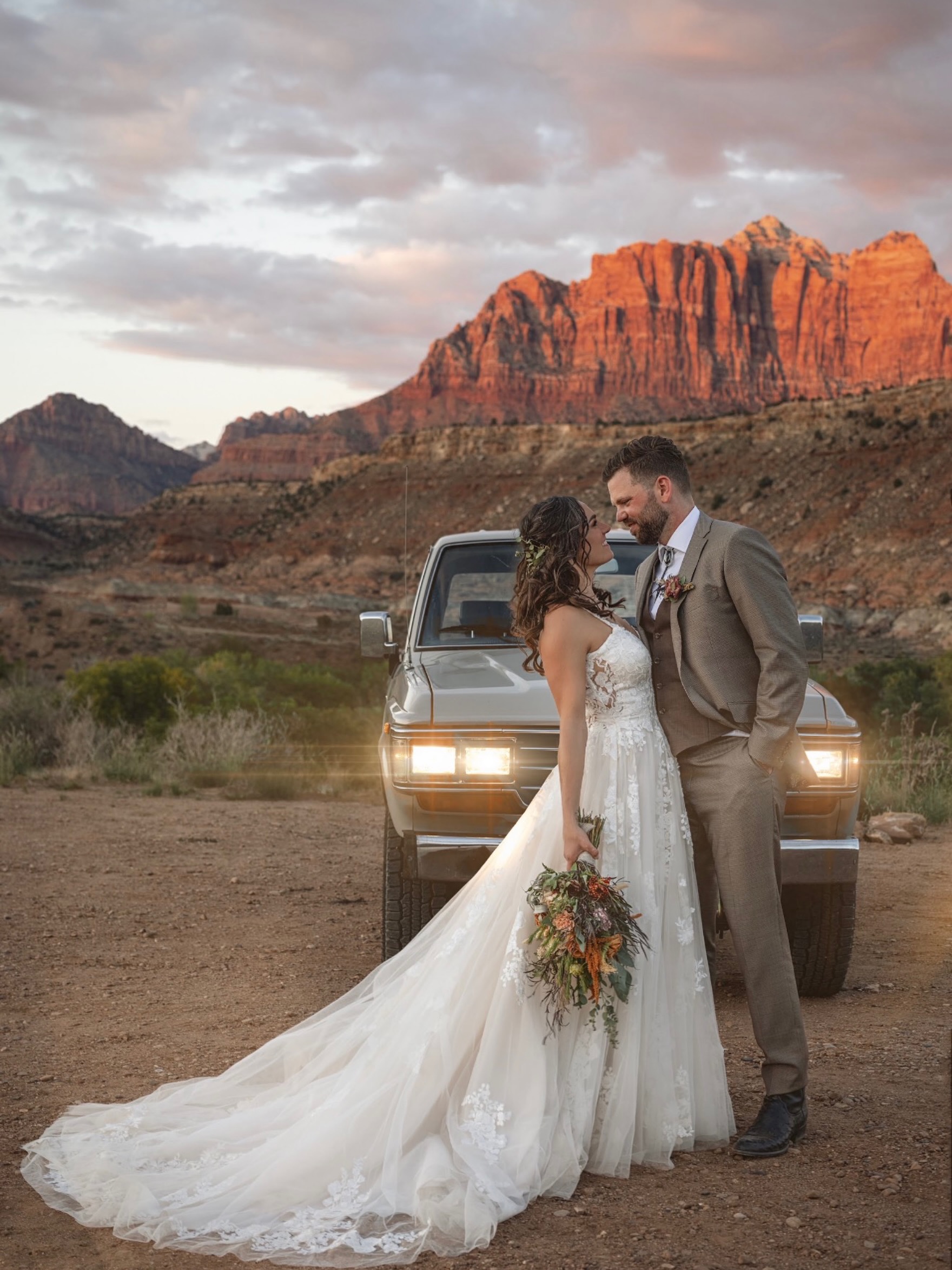 How is it possible this was four years ago?? This is still one of our all time favorite pictures. Happy anniversary Caitlin & Kris 🤍
.
.
Planning + Design: @poppylaneevents_st.george
Decor + Florals: @poppylaneevents_st.george
Photo: @forevermorephotovideo
.
.
#zionwedding #destinationwedding #utahweddingplanner #elope #adventurewedding