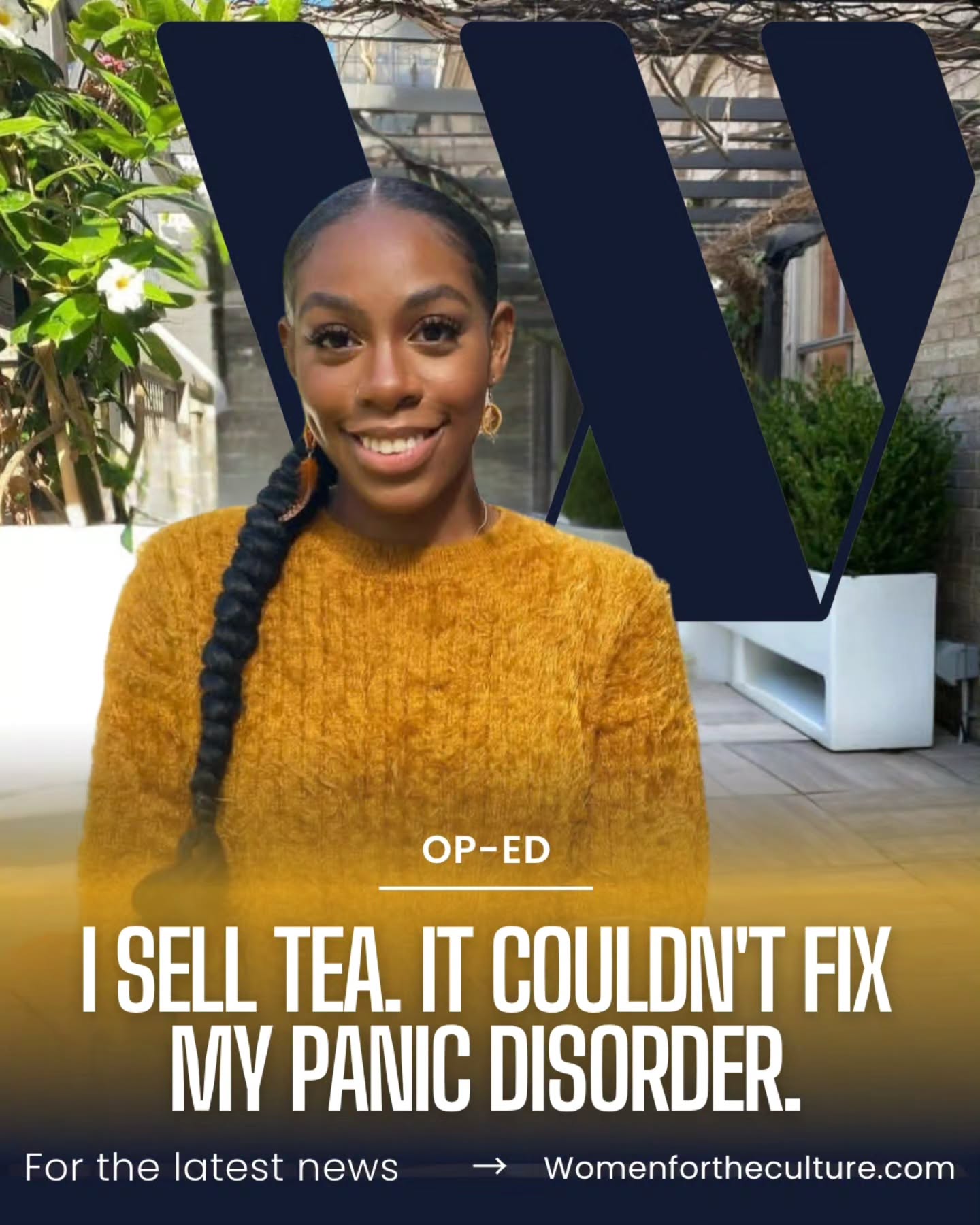 "We learn strength long before we learn rest."
On World Mental Health Day, we’re sitting with a truth that too many Black women carry in silence: the candle, the bath, and the group chat are valid rituals, but they were never meant to carry the weight of a clinical diagnosis.
In our latest op-ed, herbalist and writer Rachel J. Pilgrim (founder of @tlmhapothecary) gets radically honest about being diagnosed with panic disorder, realizing that selling tea couldn't fix everything, and learning the difference between ancestral comfort and professional care.
Because true wellness isn’t about choosing between your grandmother’s tea recipe and a licensed therapist—it’s about giving yourself permission to have both.
Read "I Sell Tea. It Couldn't Fix My Panic Disorder" at womenfortheculture.com!!!
If you or someone you know needs support right now, remember that help is available:
• 💬 Loveland Foundation (Therapy Fund for Black women & girls): thelovelandfoundation.org
• 🤎 Therapy for Black Girls: therapyforblackgirls.com
• ☎️ Crisis Lifeline: Call or text 988
#WorldMentalHealthDay #BlackWomenMentalHealth #TheLandOfMilkAndHoney
#MentalHealthMatters
