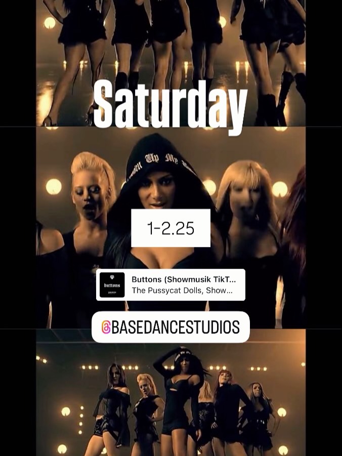 Next Saturday💋
1-2.25
@basedancestudios
You know where to be‼️ 🤪 🔥
#pcd #pussycatdolls #buttons #londondance