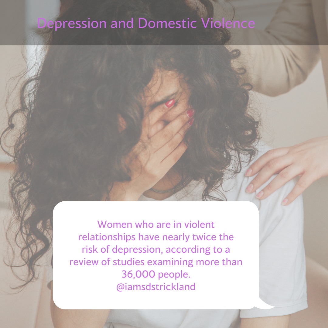 Depression and domestic violence are deeply connected, with survivors facing a significantly higher risk of developing clinical depression and other mood disorders due to chronic stress and trauma.
Common Signs of Depression from Abuse
• Persistent feelings of hopelessness, worthlessness, or excessive guilt.
• Loss of energy or interest in daily activities.
• Disrupted sleep patterns and changes in appetite.
• Difficulty concentrating or making decisions.
• Thoughts of self-harm or suicide.
#Every1KnowsSome1 #owningyourstory #youhaveavoice #breakthecycle #stopdomesticviolence