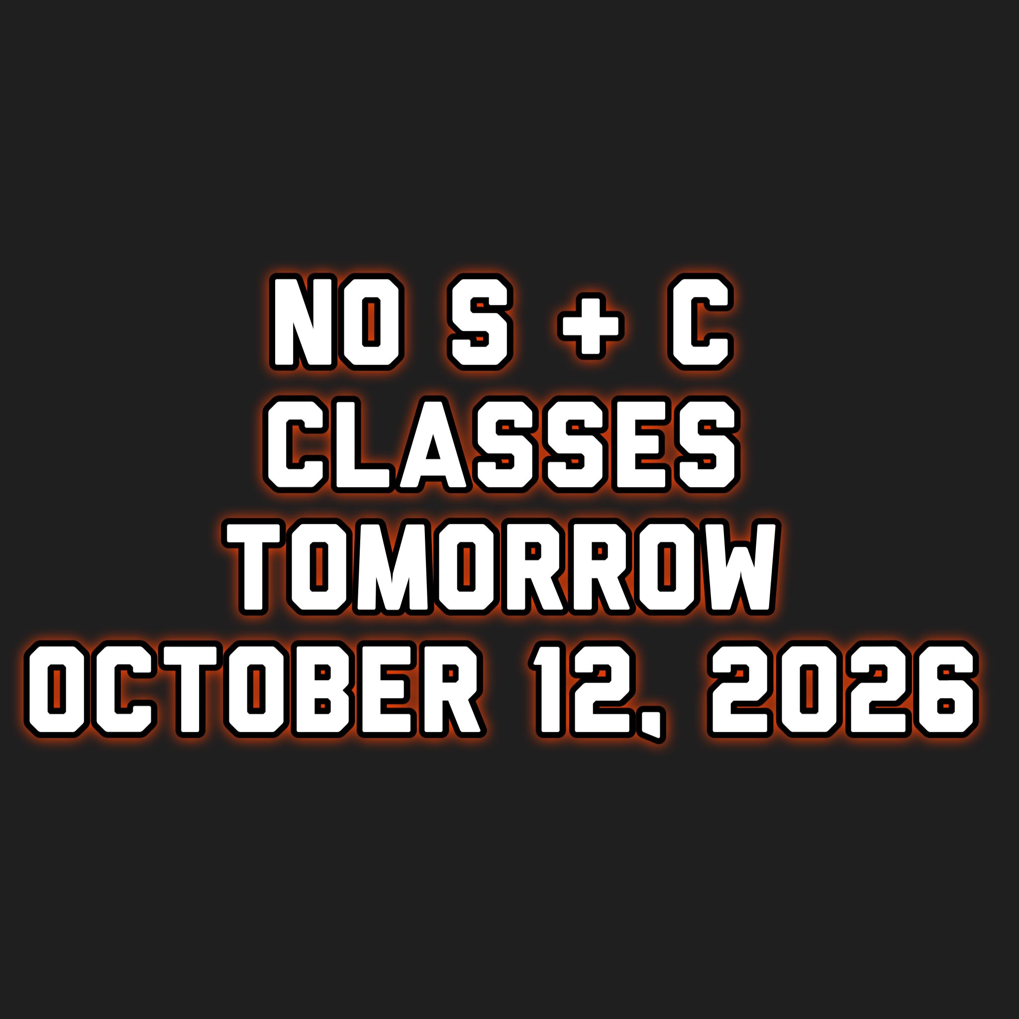 No Classes tomorrow!
This is a DELOAD week. We are going to bring the weights down and focus on form reset and mobility.
See you Tuesday!