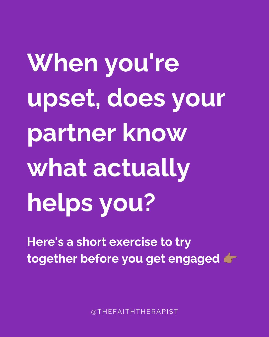 One of the easiest mistakes to make in a relationship is assuming your partner needs what you would need 💜
If reassurance helps you, you might move closer and keep talking, while a partner who needs space starts to feel overwhelmed. If you need time to think, lots of questions can make it harder to find your words. If they feel calmer once things are talked through, your silence might leave them feeling more unsettled.
Both of you are trying to help. You just handle stress differently, and that's worth knowing before you get engaged, while there's time to learn each other's patterns.
Save this and work through it together when you've both got the headspace for it 🦋