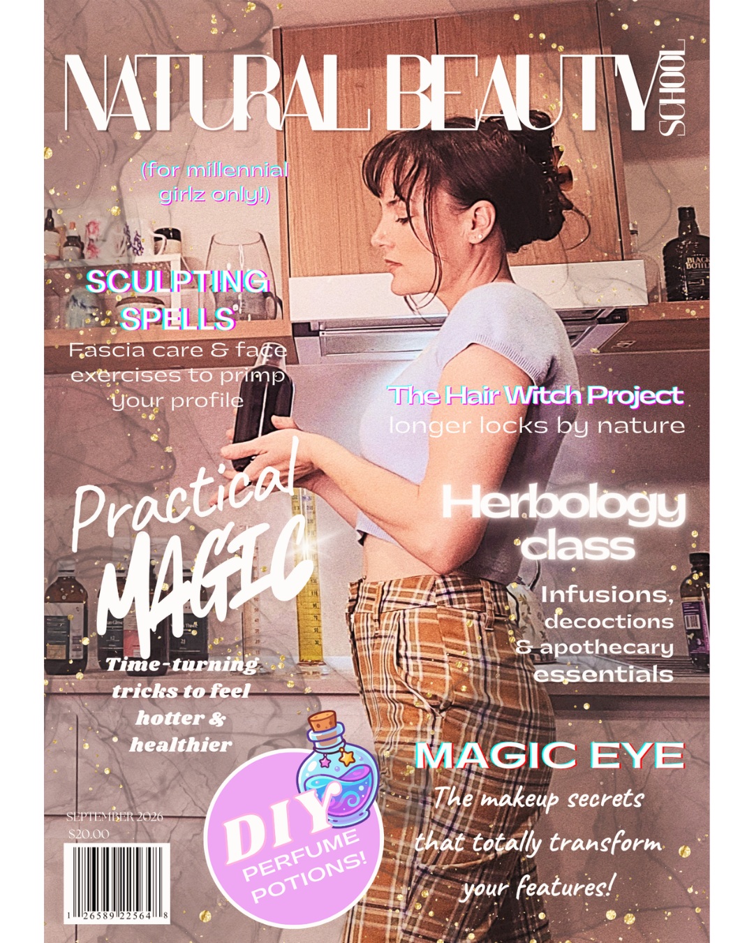NBS Issue 2 is here, spilling over with magic, bewitching glam spells and time-turning nutrition tricks.
On this month:
✨️ The Hair Witch Project - naturopathic secrets to growing long, strong hair
✨️ Magic Eye - contouring, highlighting and other makeup illusions
✨️ Sculpting Spells - preserve your profile with fascia care, face exercises and a deep understanding of facial (& wrinkle) anatomy
✨️ Herbology Class - basic witch apothecary essentials with a few herbal crafts to get you started.
Millennial girlz can join at the link in my bio 🫶 And remember to always sprinkle stars on your calendar, keep rosemary by your garden gate, plant lavender for luck and join the live calls whenever you can.
#naturalbeauty #ecomakeupartist #millennial #contouring #facesculpting