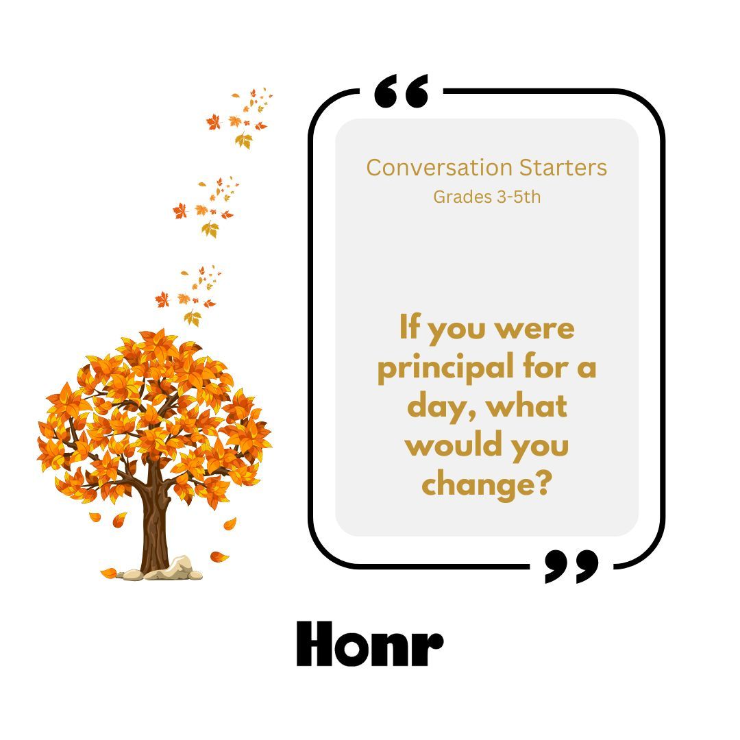 Ask your daughter: “If you were principal for a day, what would you change?”
This one sparks creativity, confidence, and empathy, showing her that leadership begins with listening and caring for others’ needs.
#ConversationStarters #DadsRaisingDaughters #ParentingConnection #QualityTime Parenting #FatherhoodMatters #RaisingLeaders #Fatherhood #FamilyBonding #GirlDad #IntentionalParenting #HonrMag #HonrDad