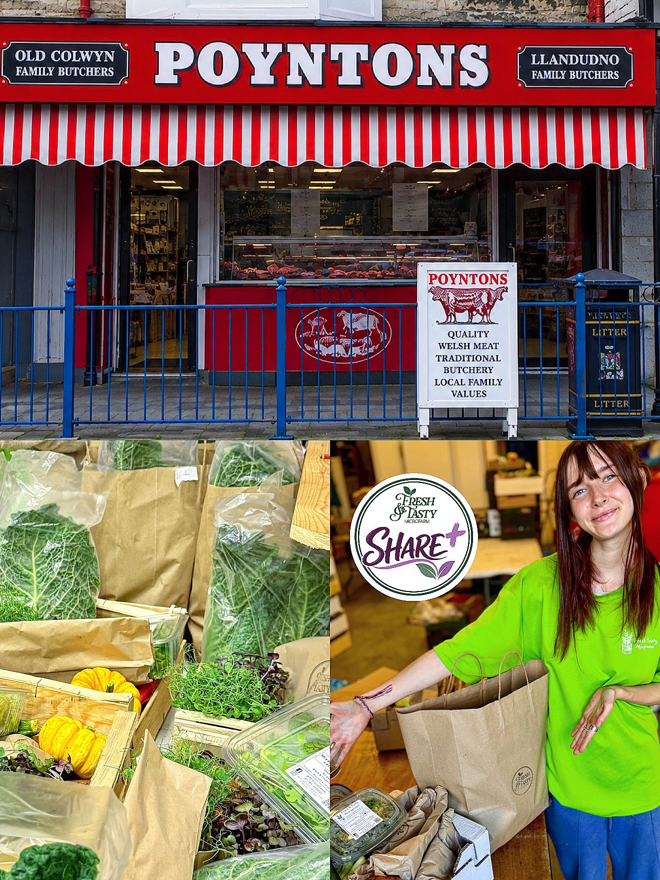 💜🌱 A LITTLE LOCAL HELP GOES A LONG WAY 🎉
We’re delighted to share that @poyntonsbutchers in Old Colwyn have very kindly offered to become a collection point for Nina’s FTMicroFarm Share+ vegetable boxes! 🥕🥬
A long-established family business, Poyntons have been championing quality Welsh produce and traditional family values for many years.
There’s something really special about an established family business supporting the next generation. 💜
For Nina, this means reaching more local customers, reducing delivery miles and fuel costs, and making her little venture that bit more sustainable.
And for you? Collect your £20 Share+ of seasonal vegetables and pick up something lovely for dinner while you’re there! 🥕🥩
Small businesses supporting small businesses. Families supporting families. That’s what community is all about. 🫶
A huge thank you to everyone at Poyntons for giving Nina this opportunity. It really does mean a lot!
📍 NEW collection point — Poyntons Butchers, Old Colwyn on the website
Interested in joining Share+? Drop us a message! 💜🌱 or visit our website 🙌
#localfood #familybusiness #qualityfood #OldColwyn