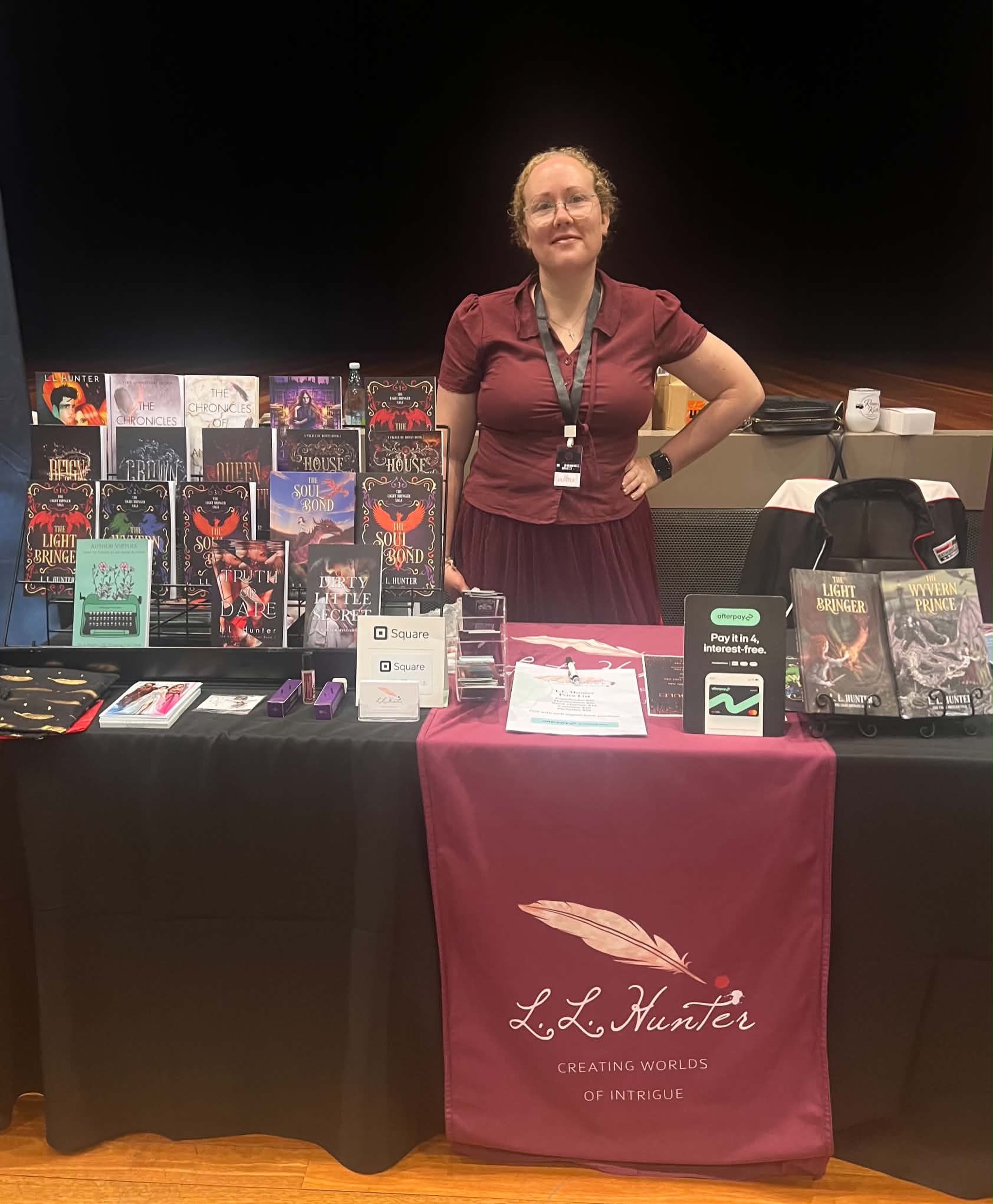 At @onceuponafairytaleaus today! Come find me at table 14 (right down the main aisle) with my lovely assistants @rrp1984 and @sudsnstuff_bytanya