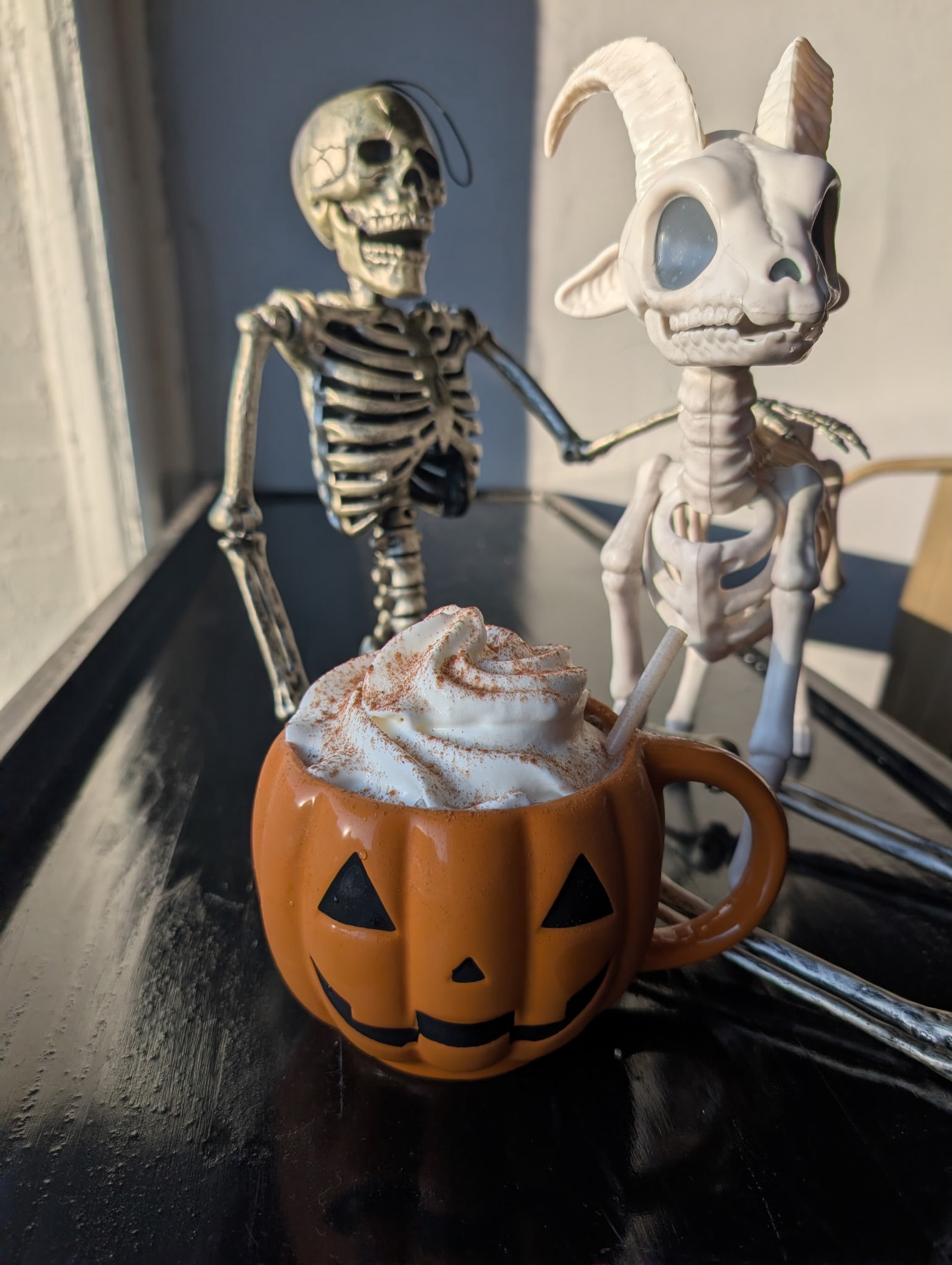 Come try our new Halloween Cocktail Menu! We open at 3 but pretzels and snacks start at 5PM. #halloween #halloweencocktails #pumpkinseason #pumpkinspice