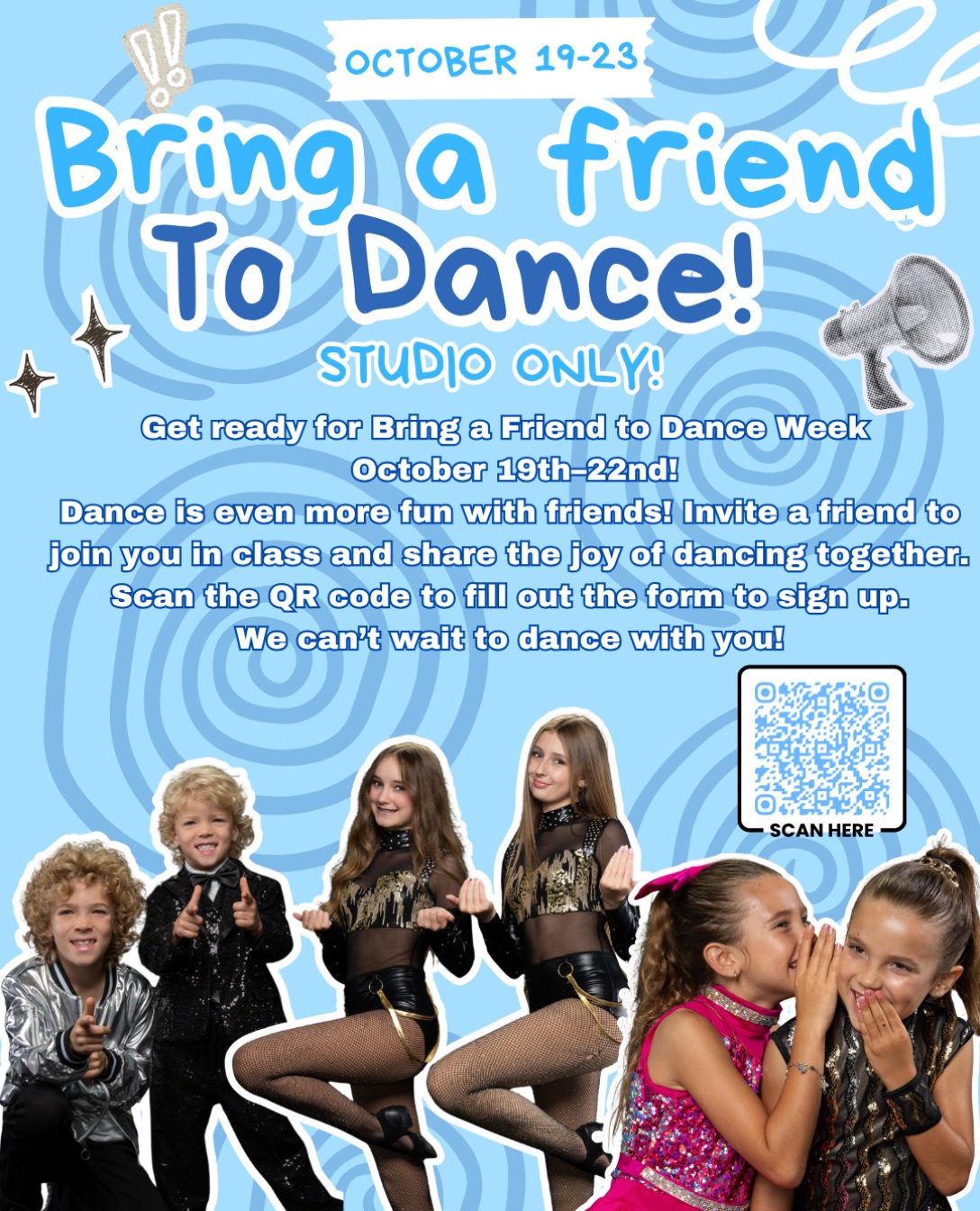 Everything’s better with a dance buddy! 💗✨
Bring a Friend Week is coming to Char-Mar October 19–23! Grab your bestie and get ready to make some memories together! 🩰
We can’t wait to welcome some new faces into the studio! Screenshot and hold the QR code to register. 💕
#CharMarDance #BringAFriendWeek #dancefamily #palmbeachgardens #jupiterfl