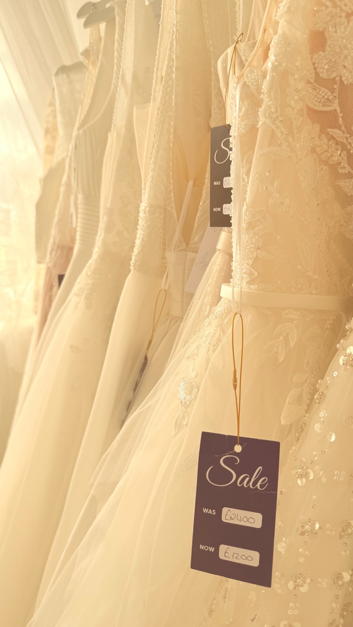 📣 Announcement! 📣
WE ARE HAVING A HUGE SALE TO MAKE SPACE FOR OUR NEW DRESSES! 🤩🤩🤩
We are reducing all of our pre-2026 stock to just ⭐️£500!! ⭐️
Visit our website to book an exclusive free ‘SALE Appointment’! All appointments are private and you can bring up to 3 guests.
There is only one of each dress, when they’re gone - they’re gone! First come first served!
Book your appointment now via the link in our bio - we can’t wait to see you! 🖤
#weddingdresssale #yorkshirebridalboutique #sheffield #bridalsale #bridal