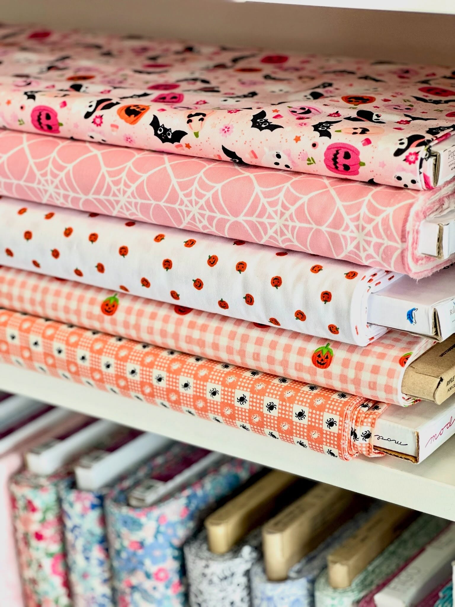 Spooky Season is around the corner! 👻🕸️🎃🩷
Stop by the shop today to grab some spooky fabric before we are closed for fall break! The perfect time to sew a festive project!
#sewingforhalloween #fabricfriday