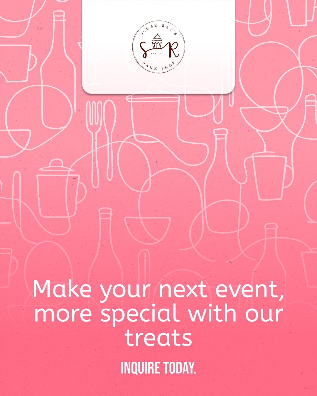 Celebrating a birthday, bridal shower, or business function? Let us bring delightful flavors to your special day. We cater to various events, ensuring every bite is memorable. Contact us today! ππ°
#SugarRaysBakeShop #Bakery #CateringMagic #PlanoEvents