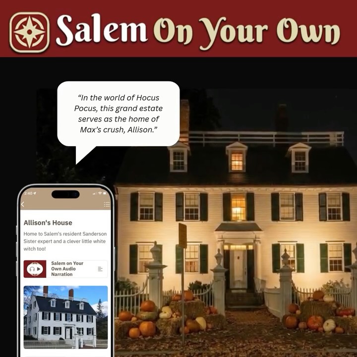 "Oh Allison, Allison, we love your house..." And honestly, who doesn't?!
Step right outside Salem's most iconic mansion on our Hocus Pocus Movies Tour. Discover behind-the-scenes film trivia and history as you walk through movie magic! 🧹✨